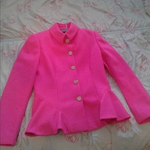 ted baker hot pink coat